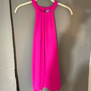 RESERVED pleated flowy halter top xsmall